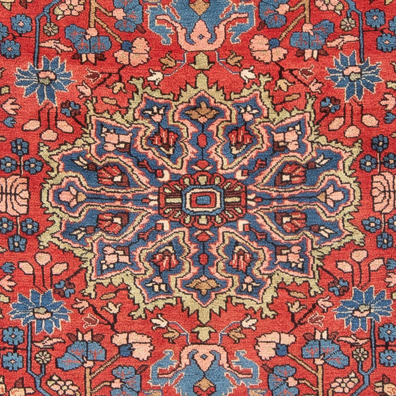 Persisk tæppe - Nomadisk - 242 x 155 cm - lysrød