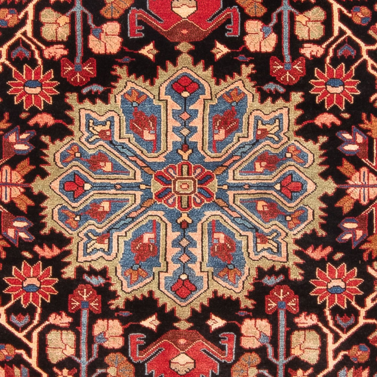 Persisk tæppe - Nomadisk - 244 x 150 cm - mørkeblå