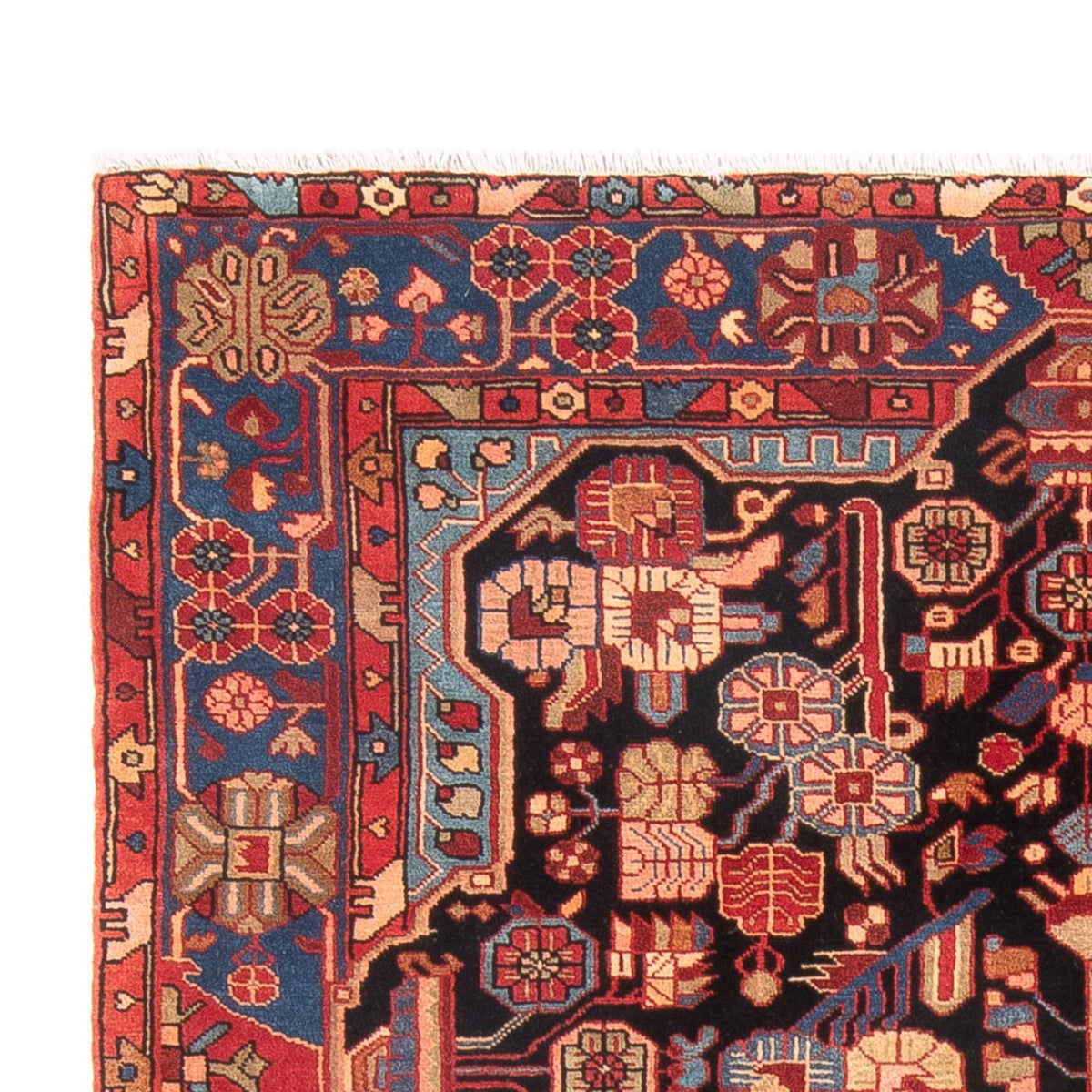 Persisk tæppe - Nomadisk - 244 x 150 cm - mørkeblå