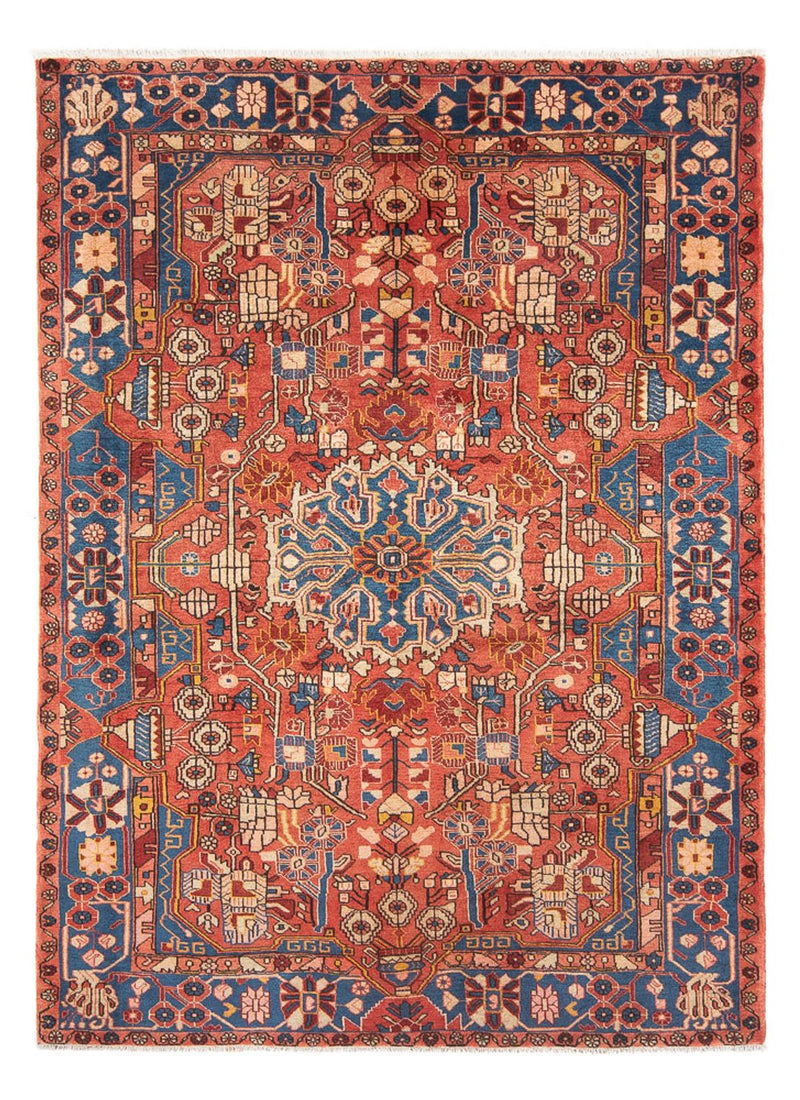 Persisk tæppe - Nomadisk - 220 x 157 cm - lysrød