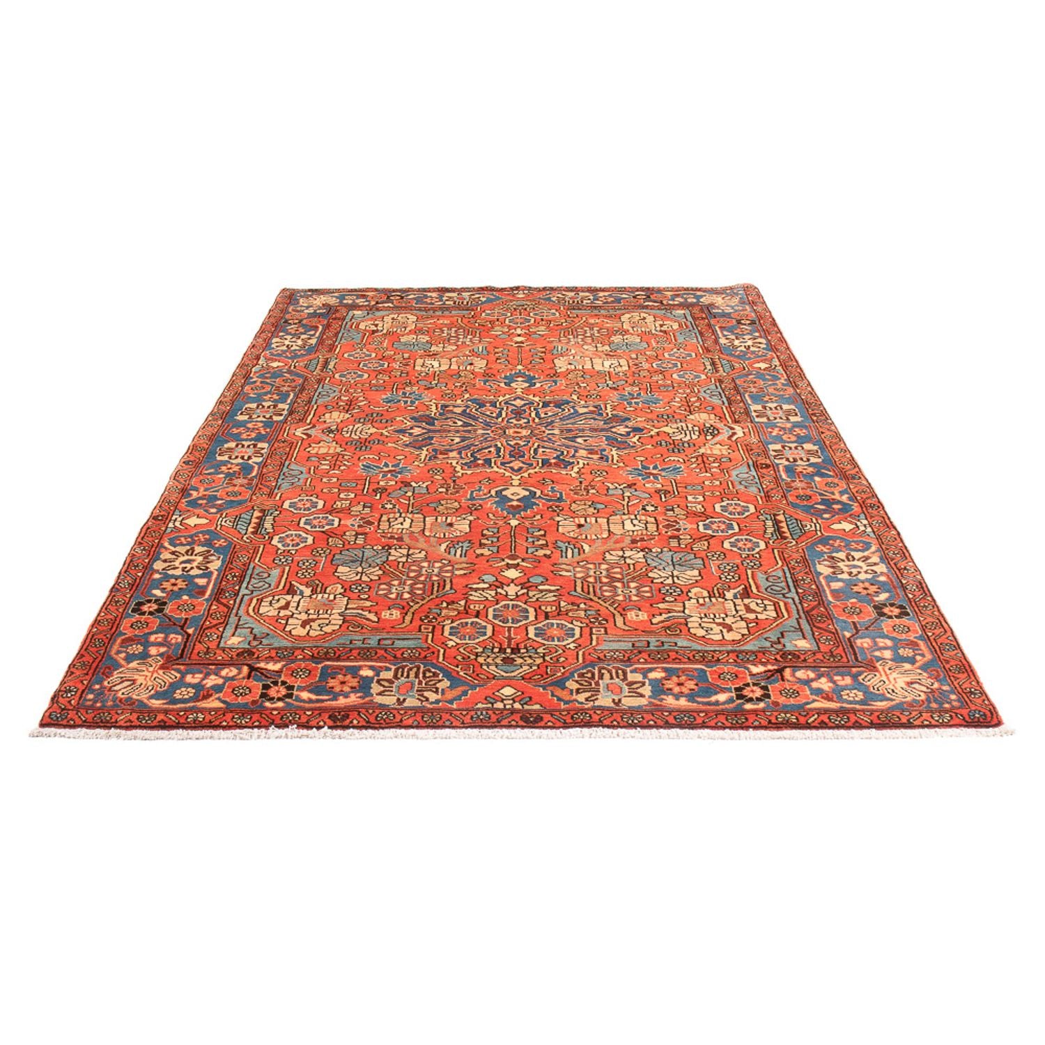 Persisk tæppe - Nomadisk - 245 x 155 cm - orange