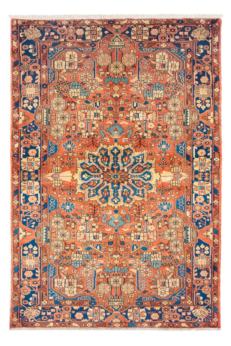 Persisk tæppe - Nomadisk - 240 x 150 cm - lysrød