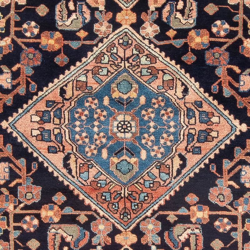 Persisk tæppe - Nomadisk - 238 x 160 cm - mørkeblå