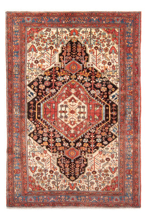 Persisk tæppe - Nomadisk - 234 x 153 cm - lysrød