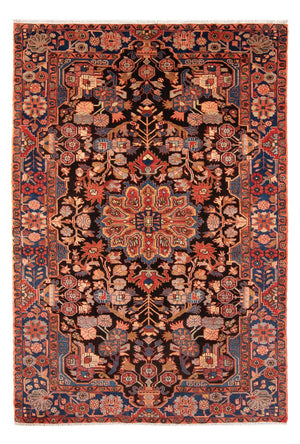 Persisk tæppe - Nomadisk - 245 x 154 cm - bordeaux rød