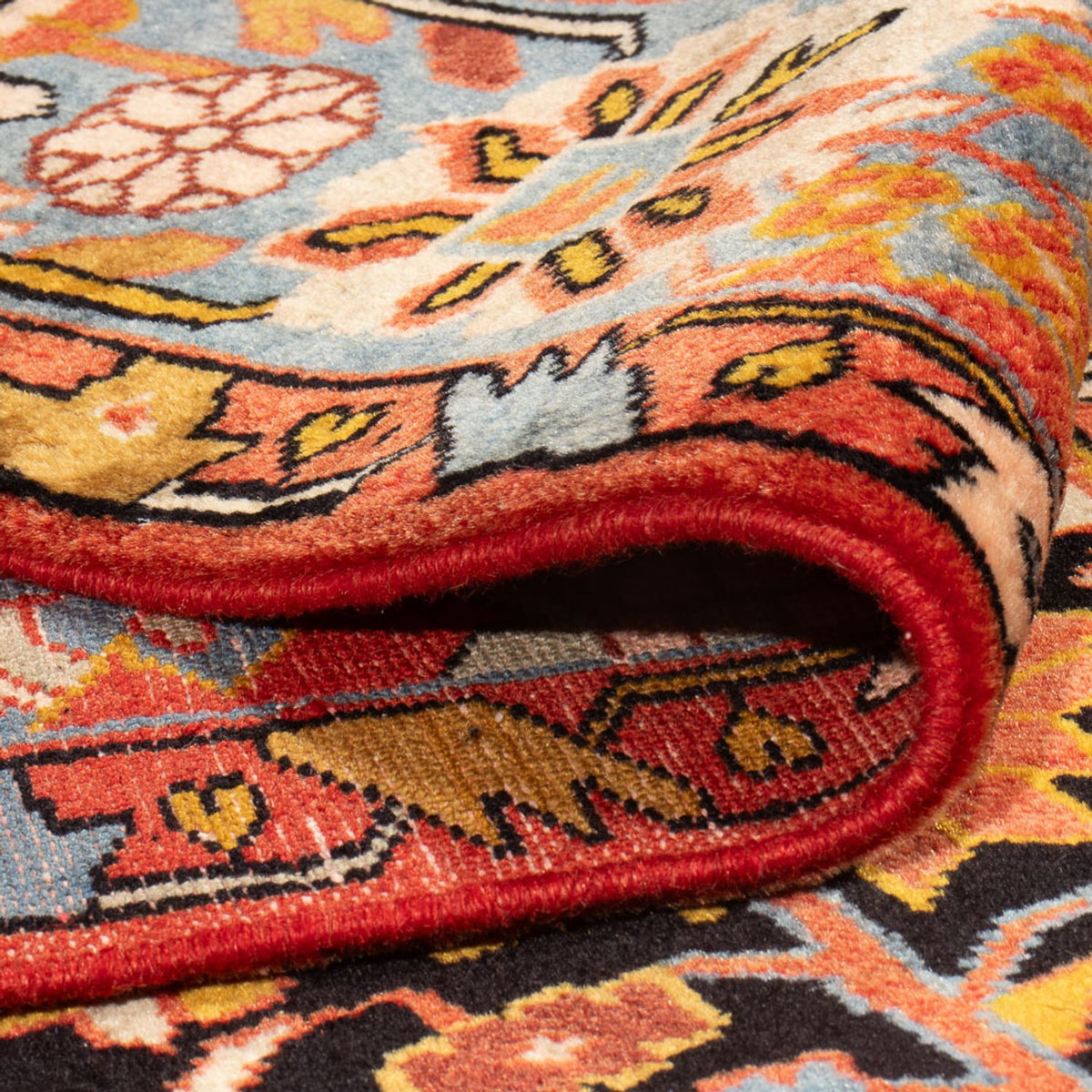 Persisk tæppe - Nomadisk - 235 x 162 cm - bordeaux rød