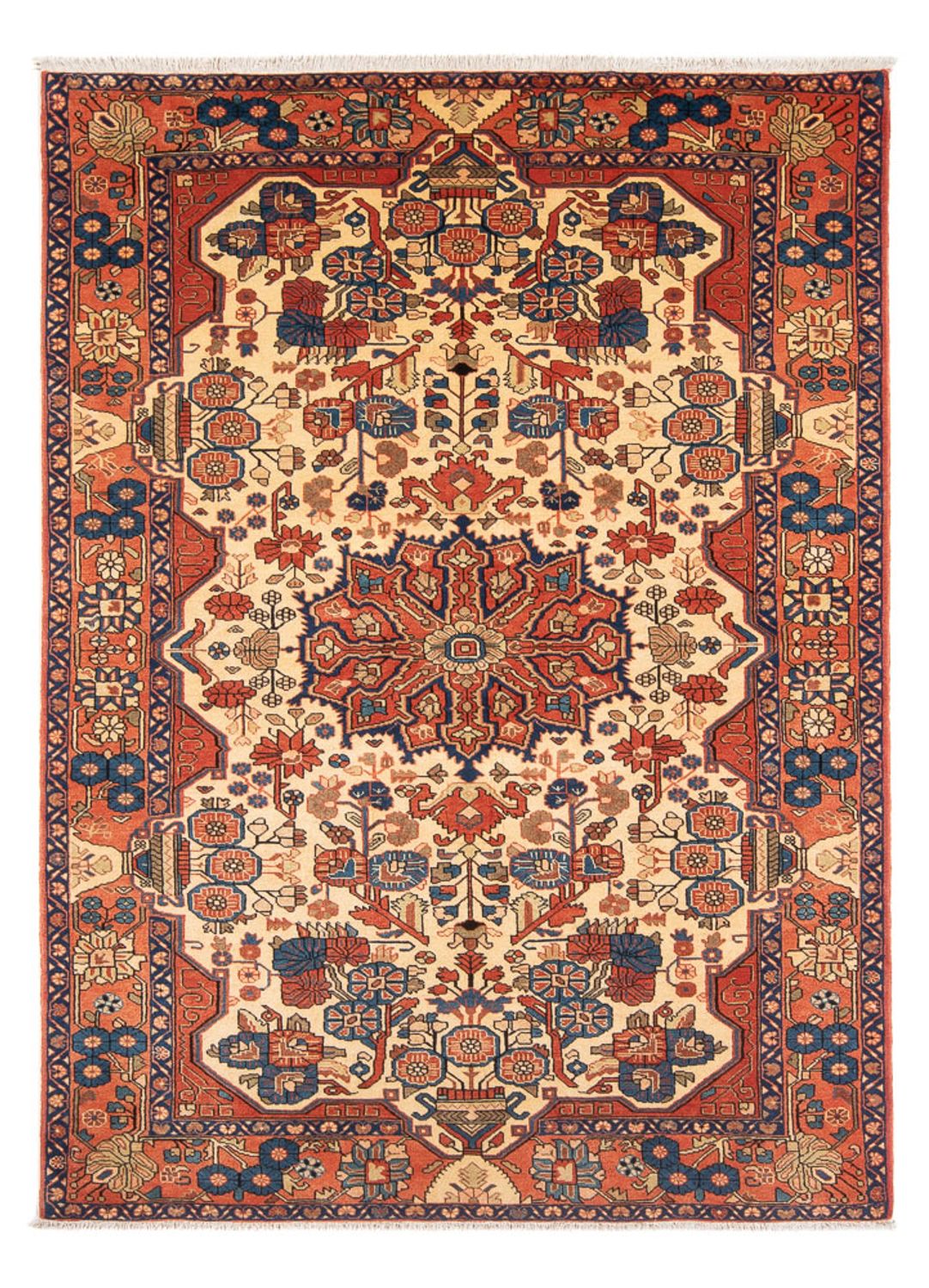 Persisk tæppe - Nomadisk - 238 x 160 cm - beige