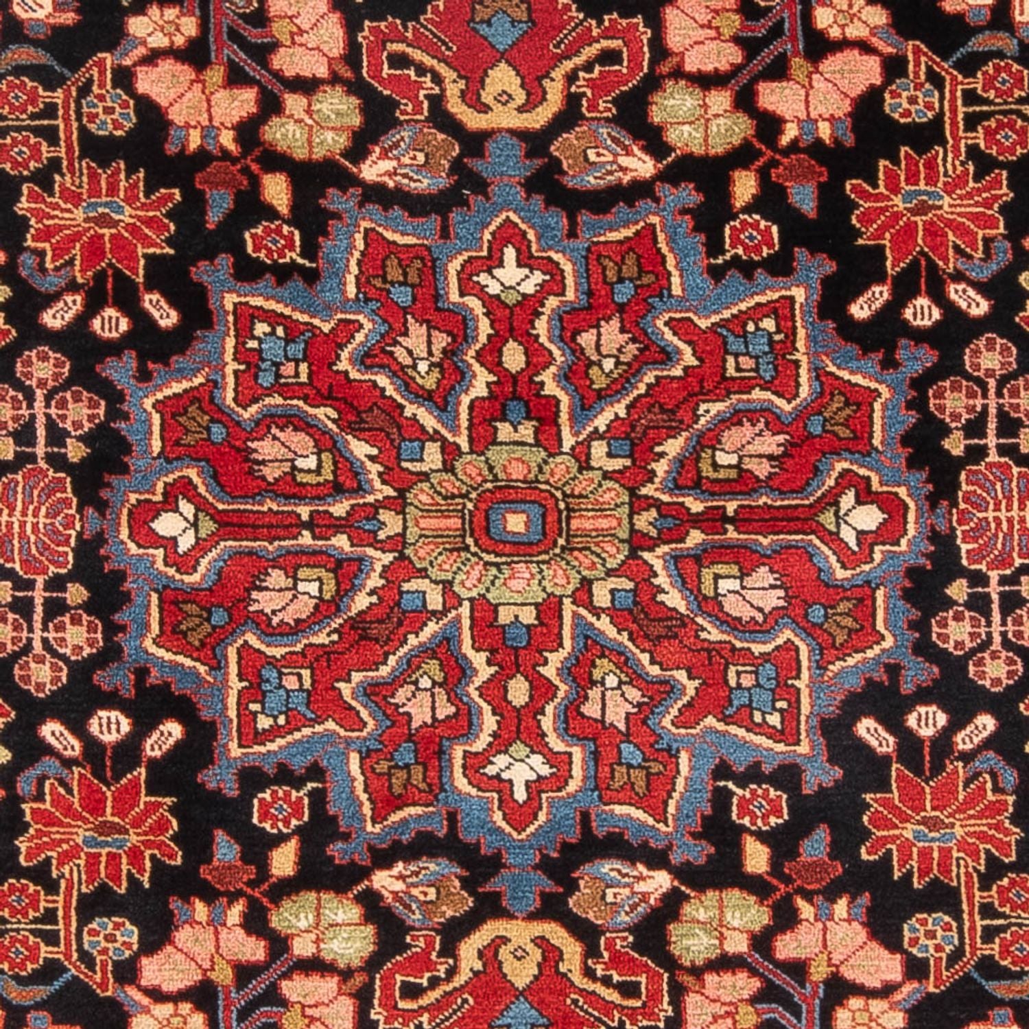 Persisk tæppe - Nomadisk - 242 x 158 cm - lysrød