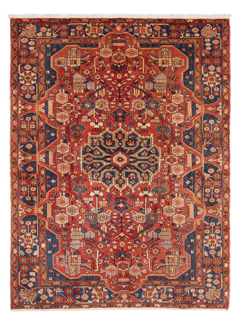 Persisk tæppe - Nomadisk - 232 x 157 cm - lysrød