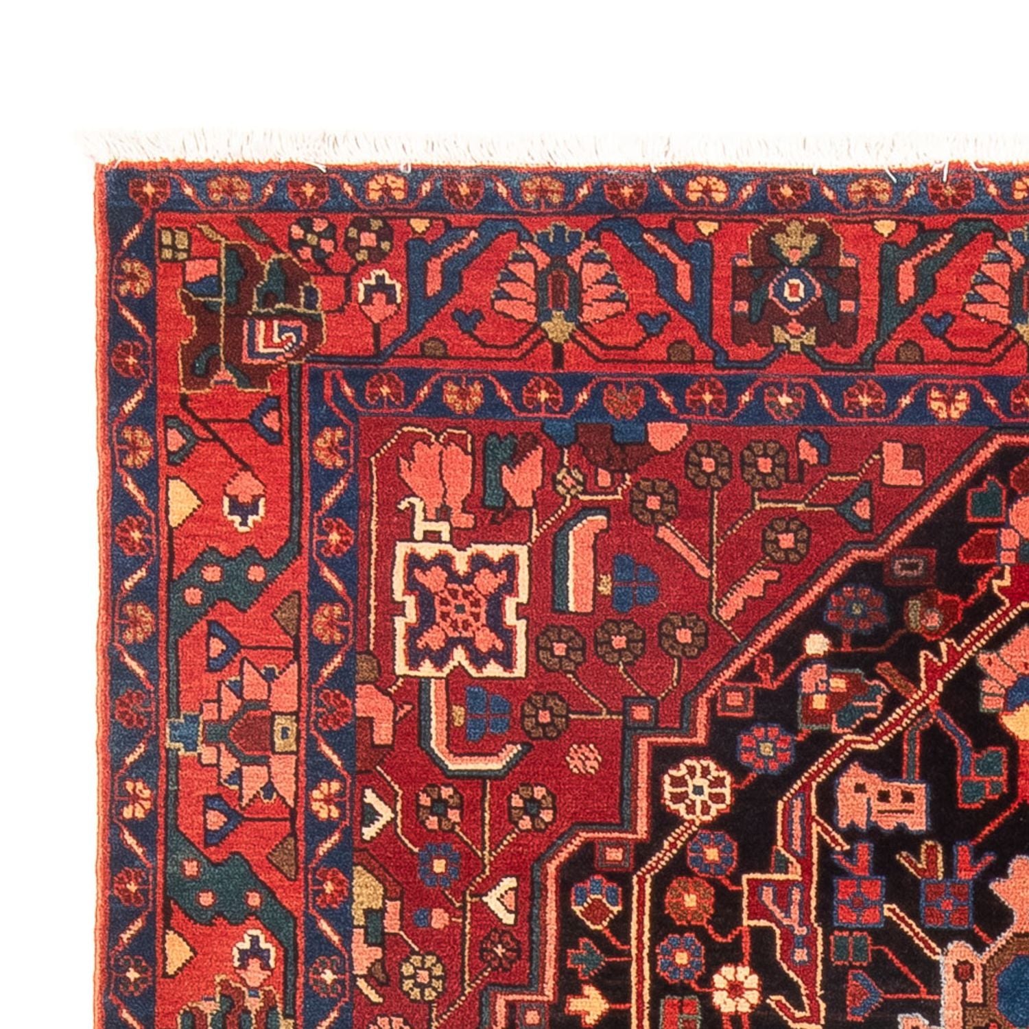 Persisk tæppe - Nomadisk - 235 x 146 cm - rød