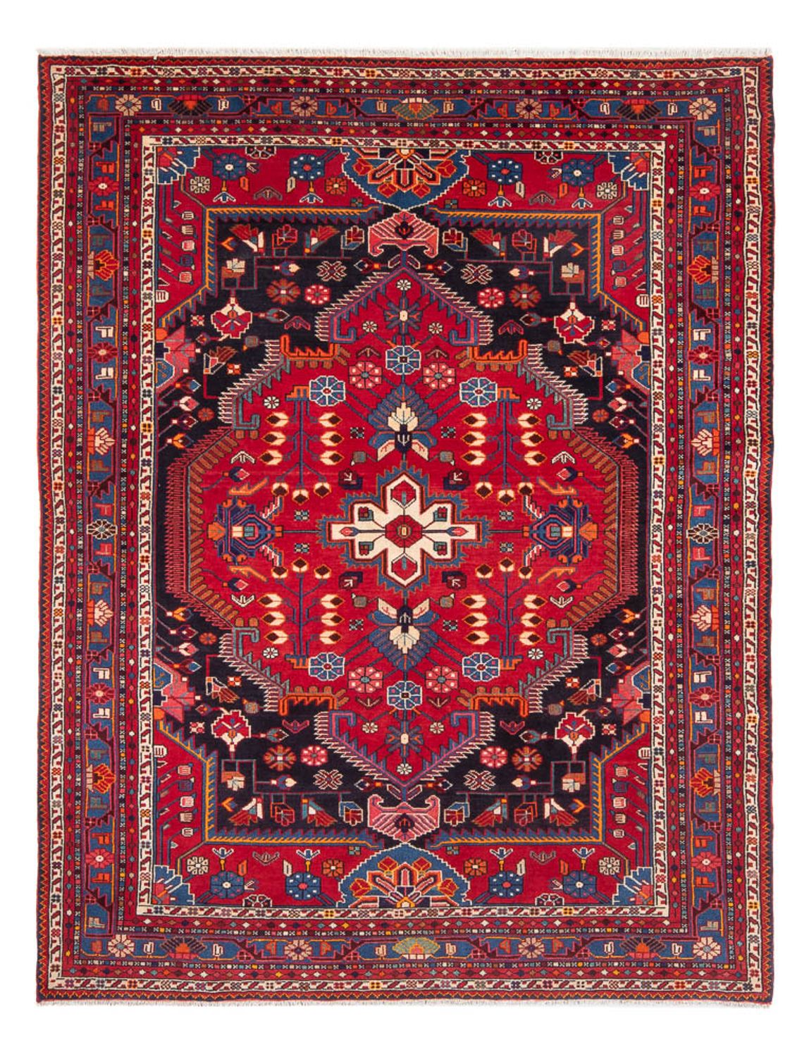 Persisk tæppe - Nomadisk - 240 x 160 cm - rød
