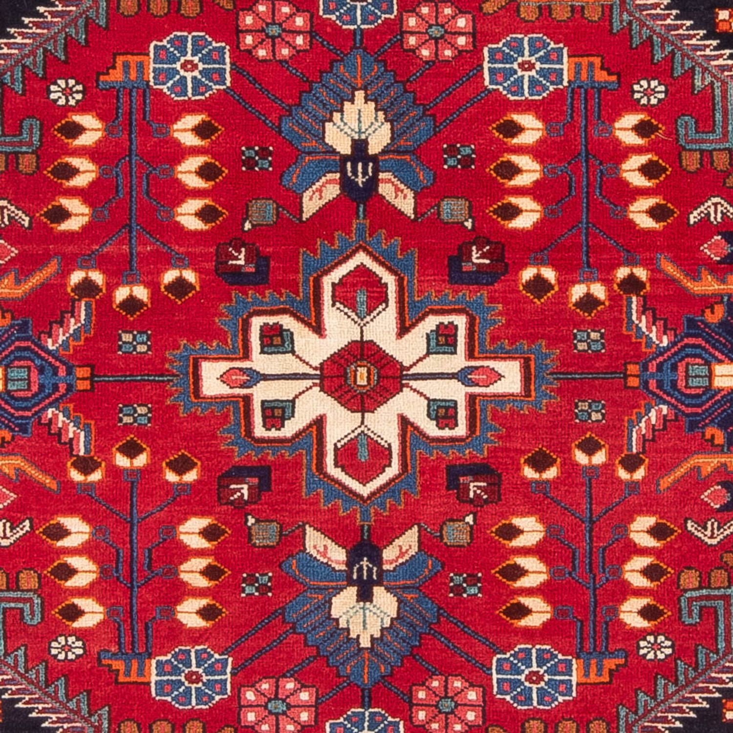 Persisk tæppe - Nomadisk - 240 x 160 cm - rød