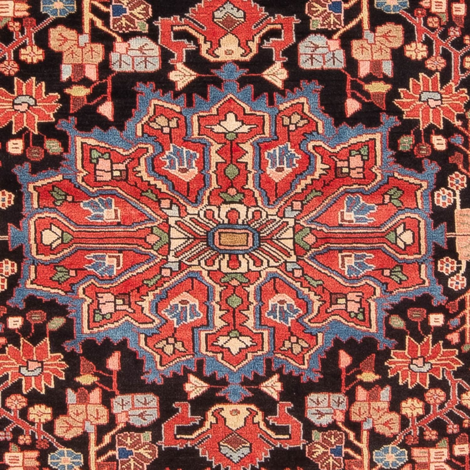Persisk tæppe - Nomadisk - 240 x 156 cm - lysrød