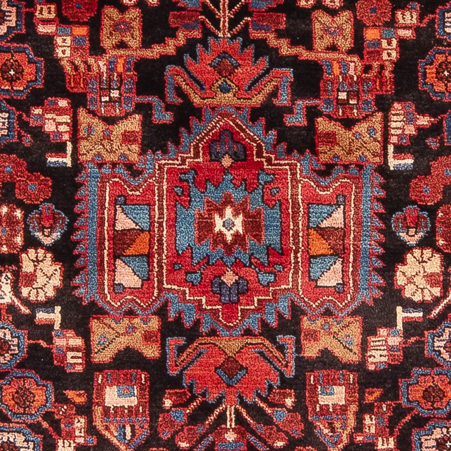 Persisk tæppe - Nomadisk - 220 x 157 cm - mørkeblå