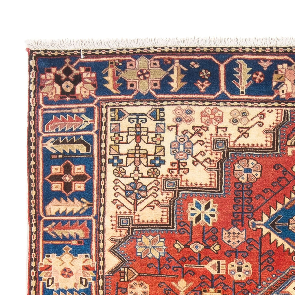 Persisk tæppe - Nomadisk - 210 x 140 cm - beige