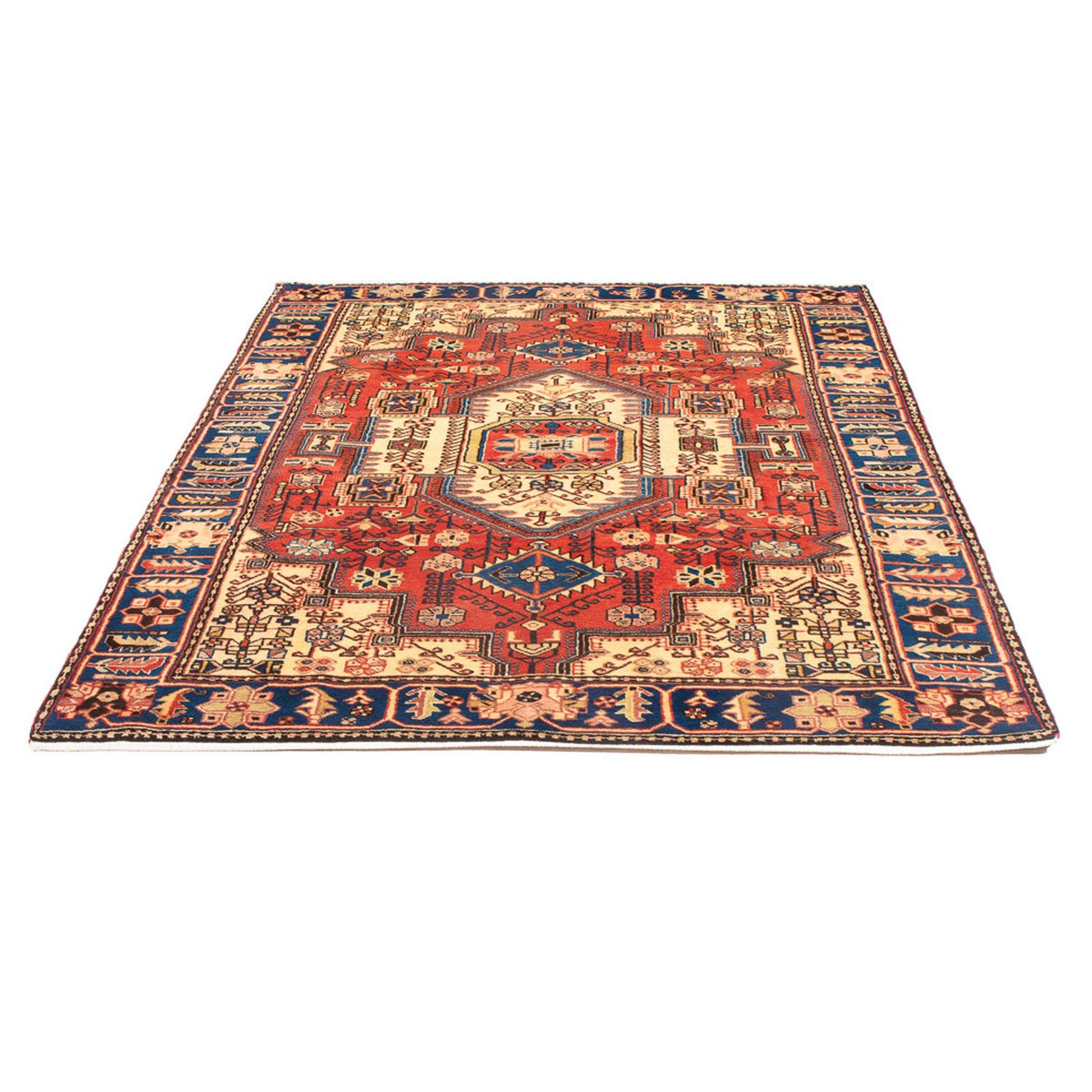 Persisk tæppe - Nomadisk - 210 x 140 cm - beige