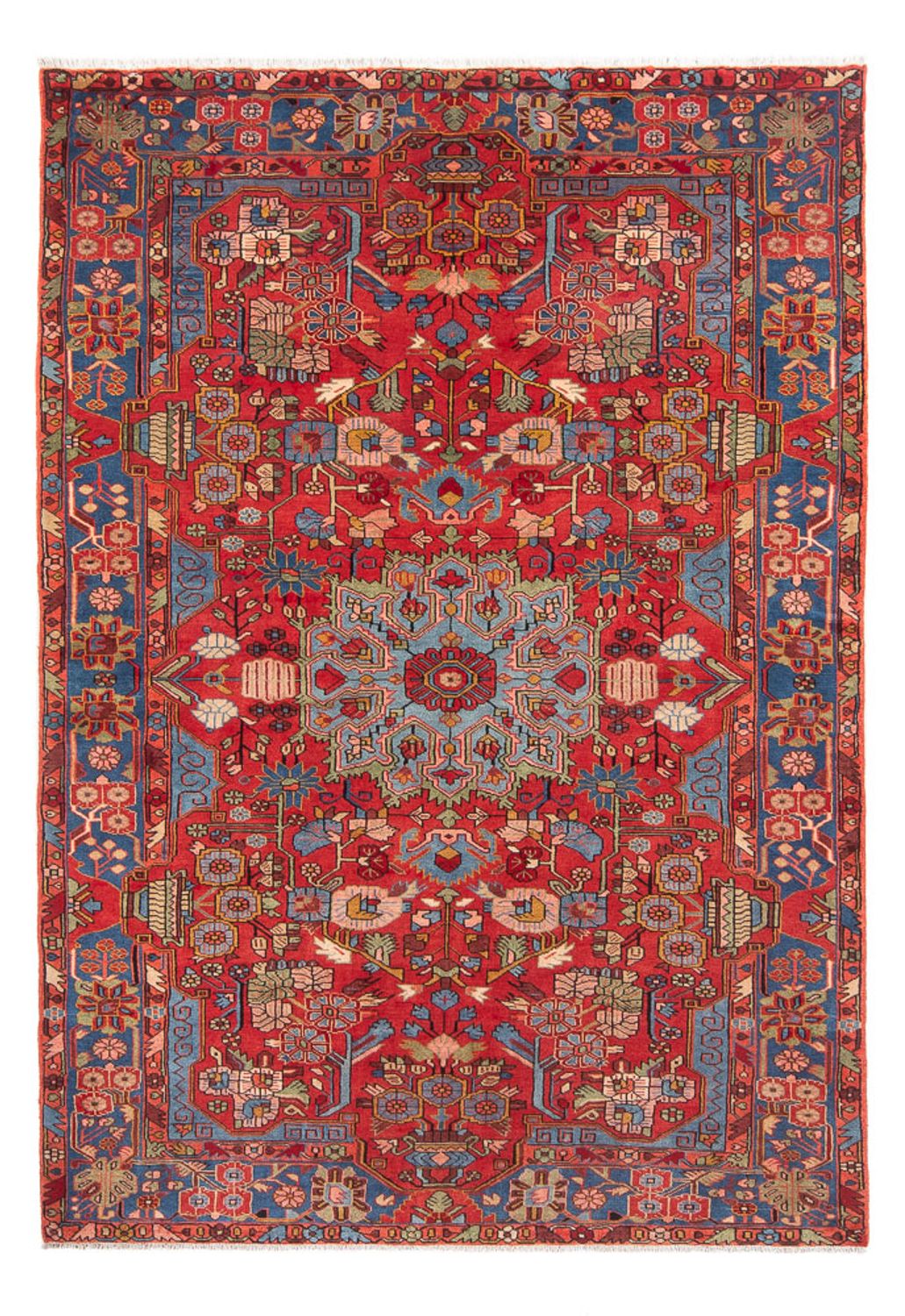 Persisk tæppe - Nomadisk - 238 x 157 cm - rød