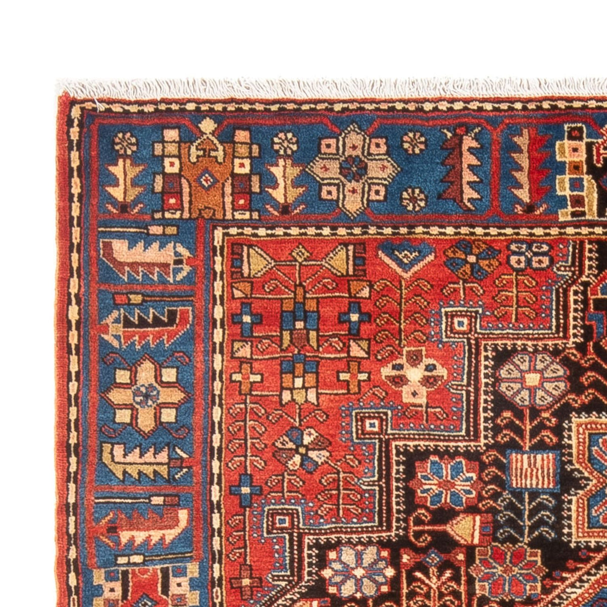 Persisk tæppe - Nomadisk - 202 x 150 cm - blå