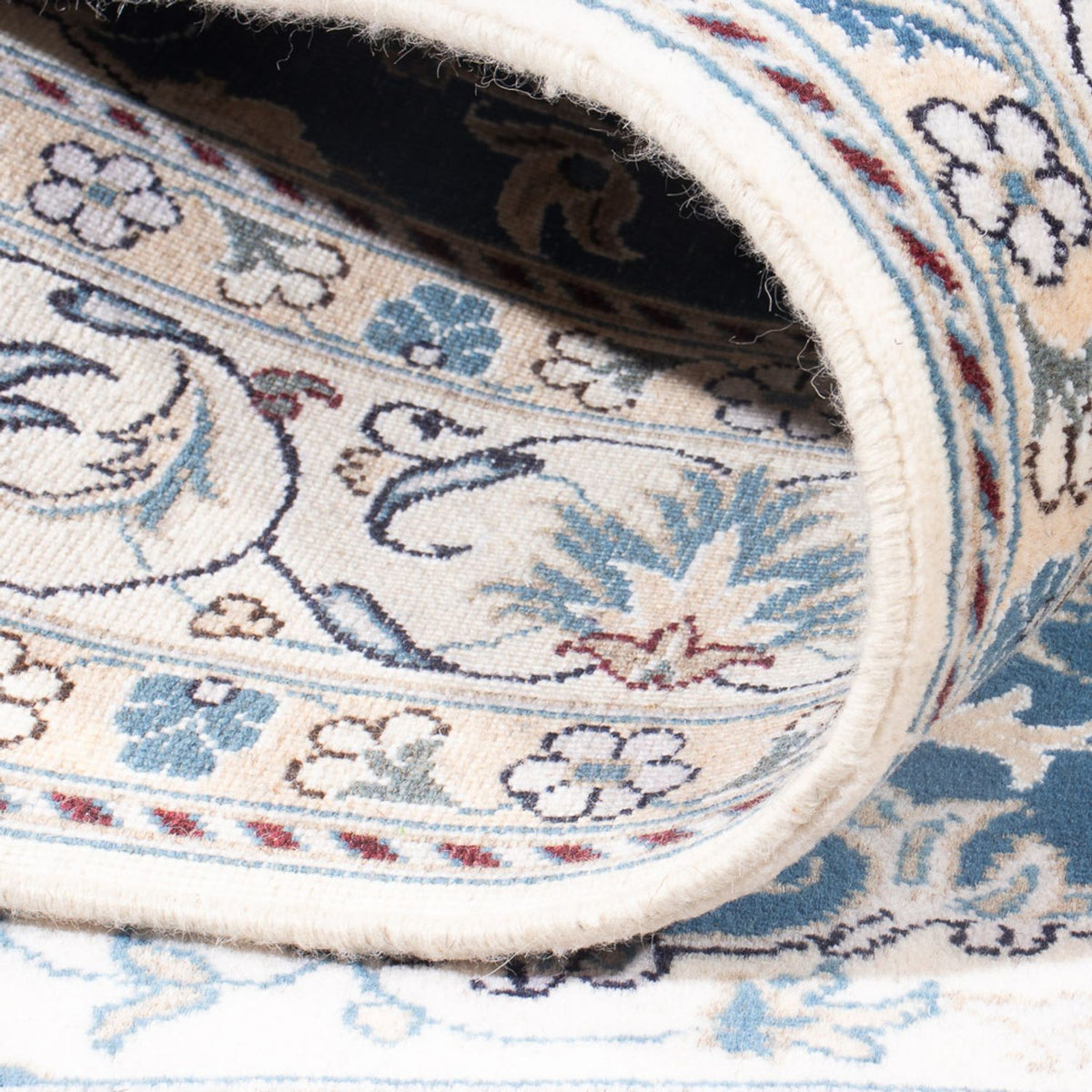 Persisk tæppe - Nain - Royal - 196 x 150 cm - blå