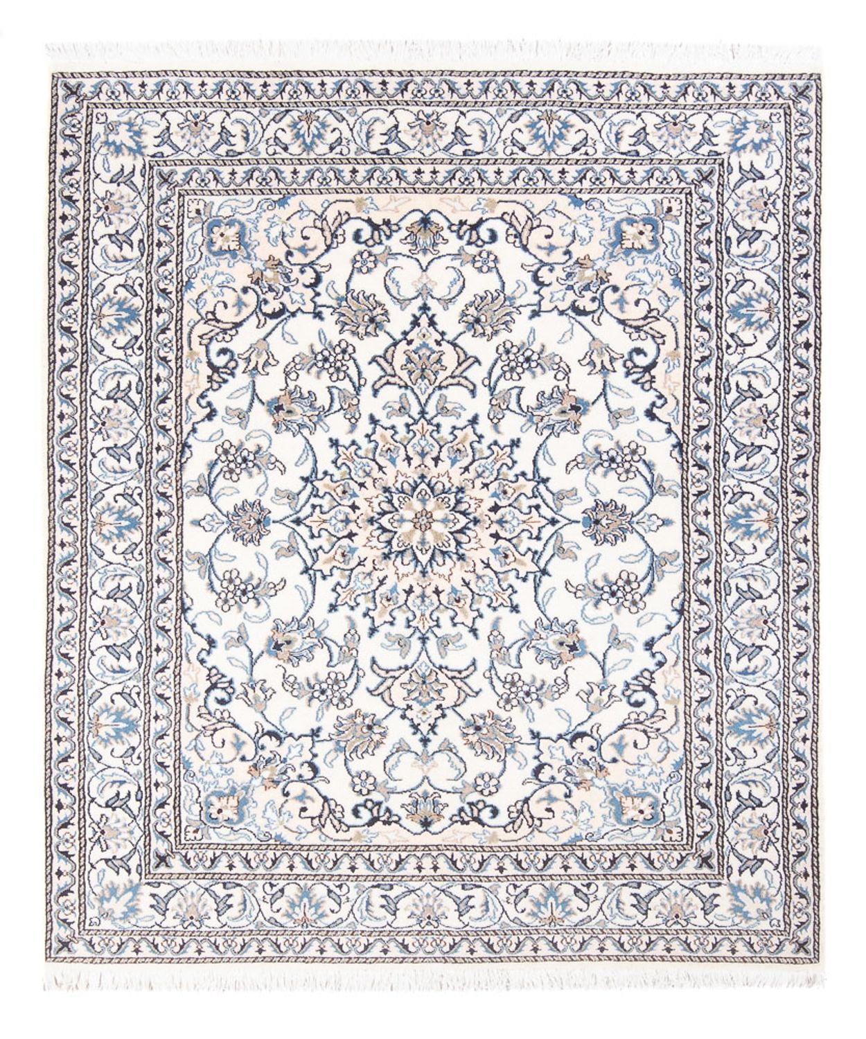 Persisk tæppe - Nain - Royal - 190 x 150 cm - creme