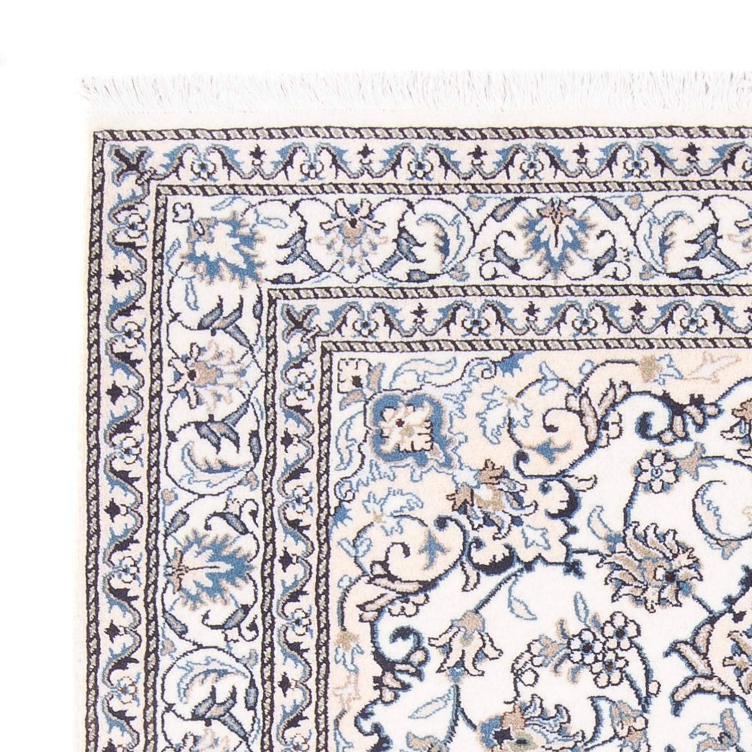 Persisk tæppe - Nain - Royal - 190 x 150 cm - creme