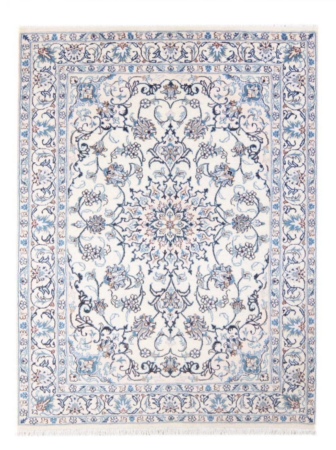 Persisk tæppe - Nain - Royal - 197 x 146 cm - creme