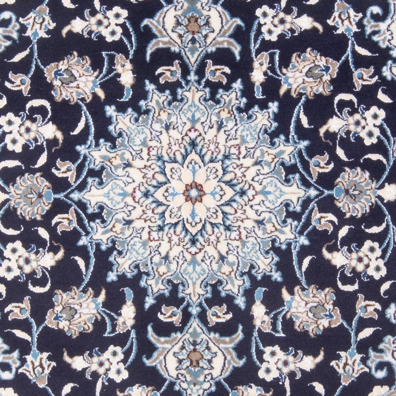 Persisk tæppe - Nain - Royal - 197 x 146 cm - mørkeblå