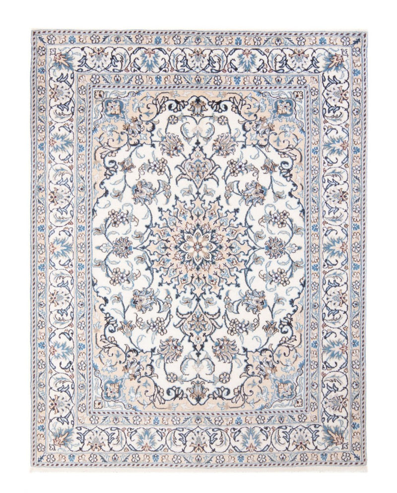 Persisk tæppe - Nain - Royal - 196 x 153 cm - creme