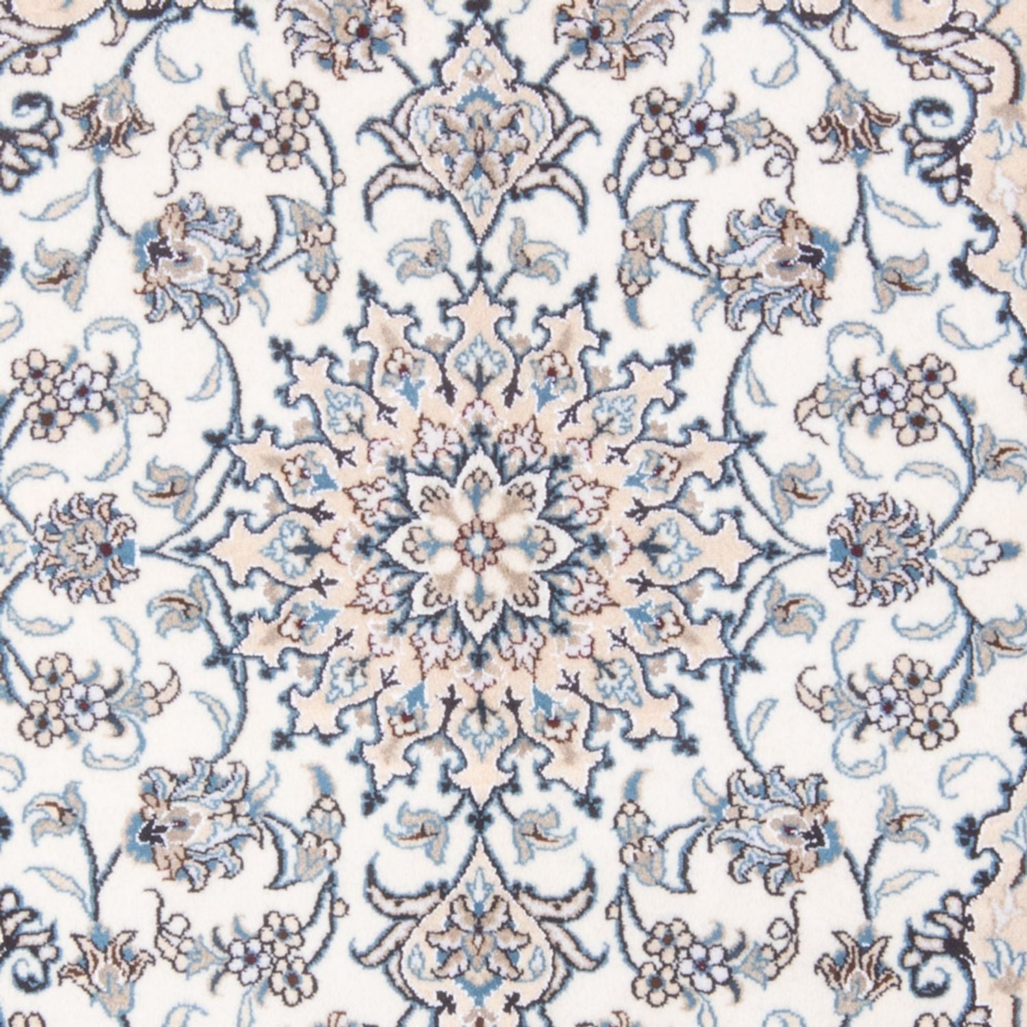 Persisk tæppe - Nain - Royal - 196 x 153 cm - creme