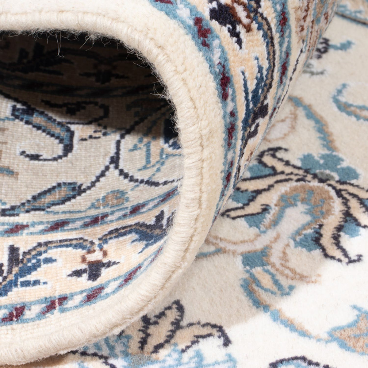 Persisk tæppe - Nain - Royal - 198 x 147 cm - creme