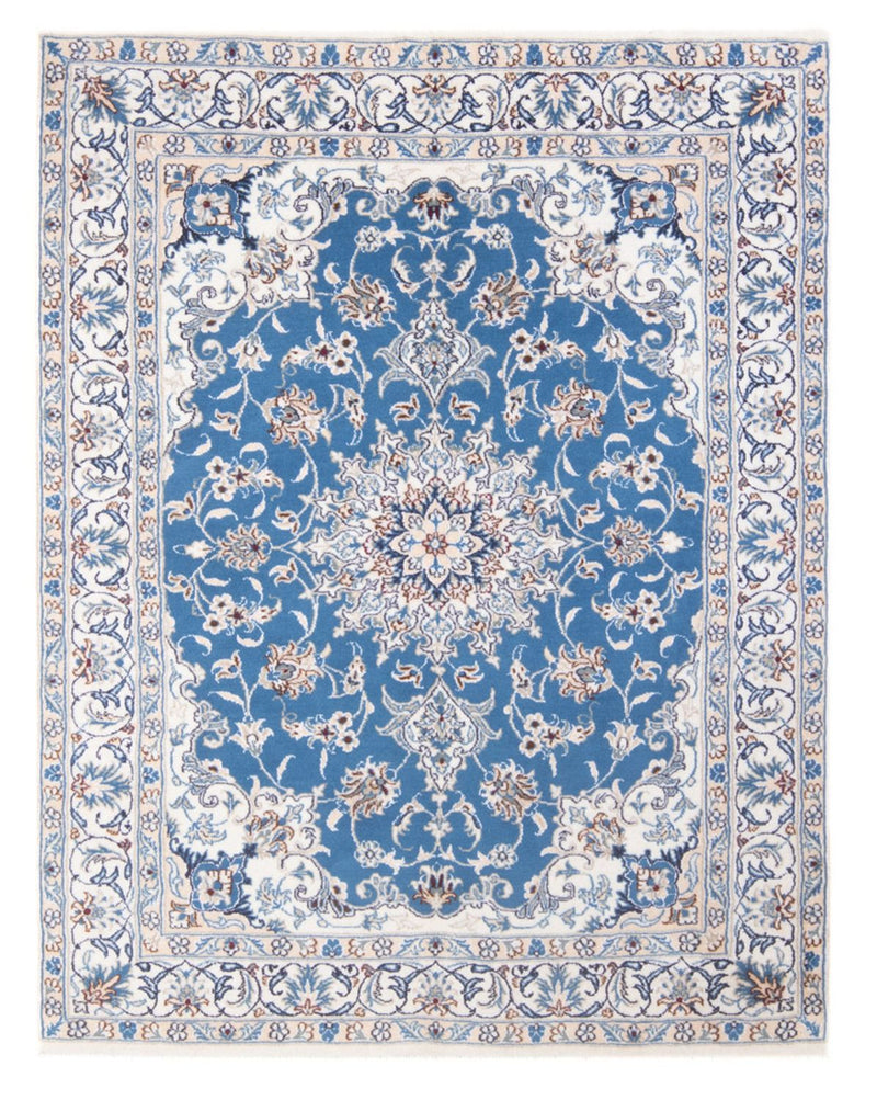 Persisk tæppe - Nain - Royal - 196 x 148 cm - blå