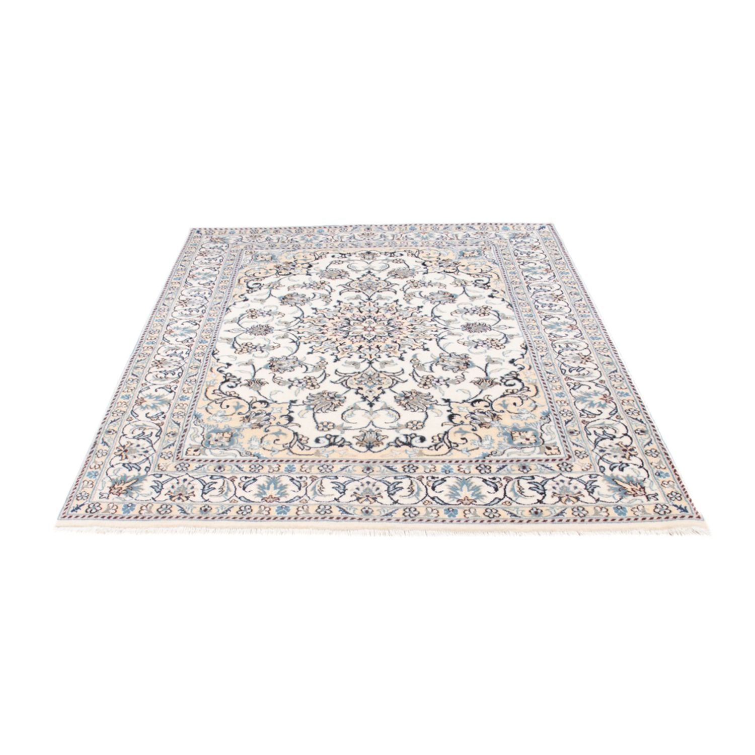 Persisk tæppe - Nain - Royal - 200 x 143 cm - creme