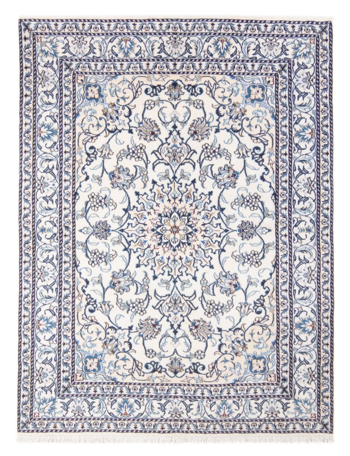 Persisk tæppe - Nain - Royal - 190 x 146 cm - creme
