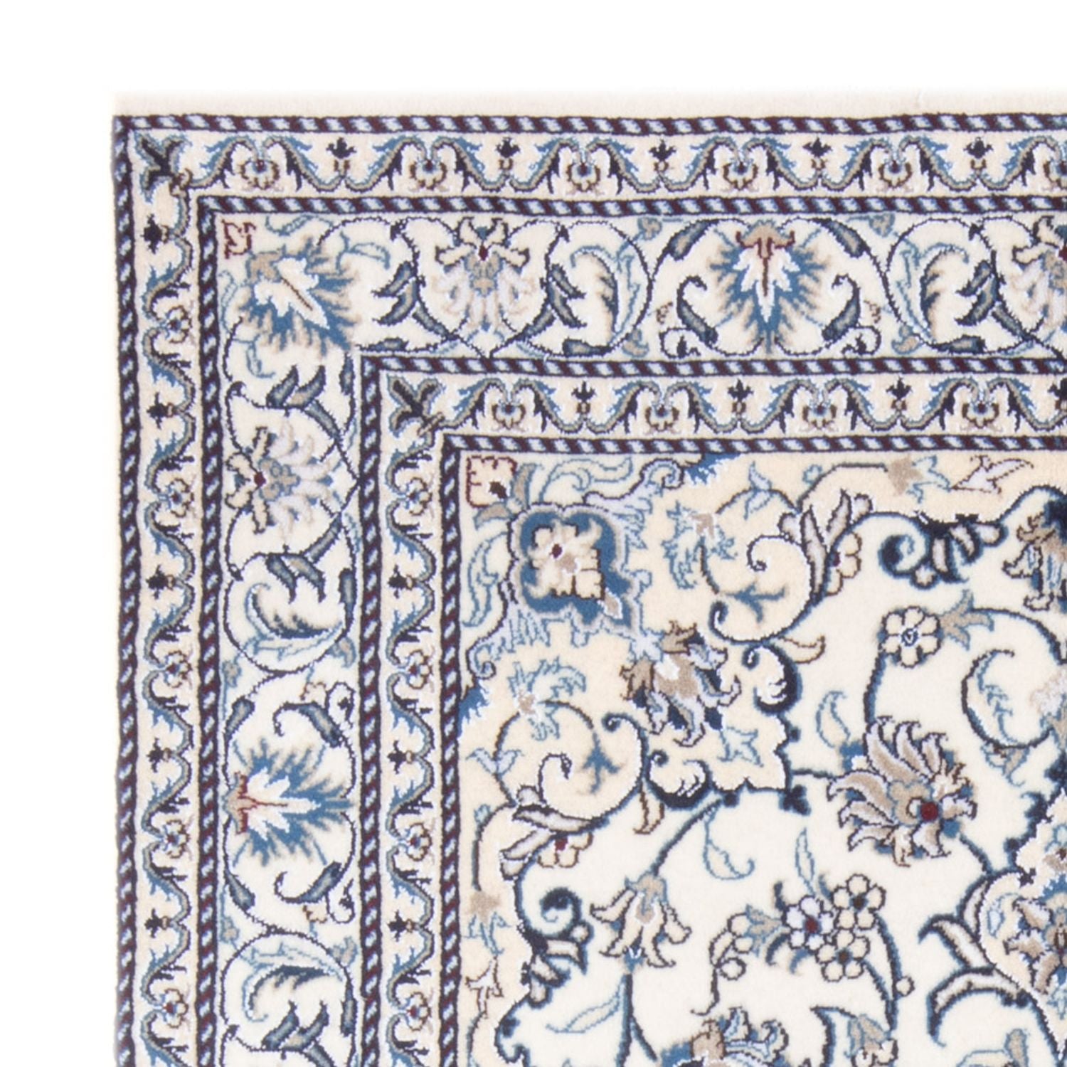 Persisk tæppe - Nain - Royal - 190 x 146 cm - creme