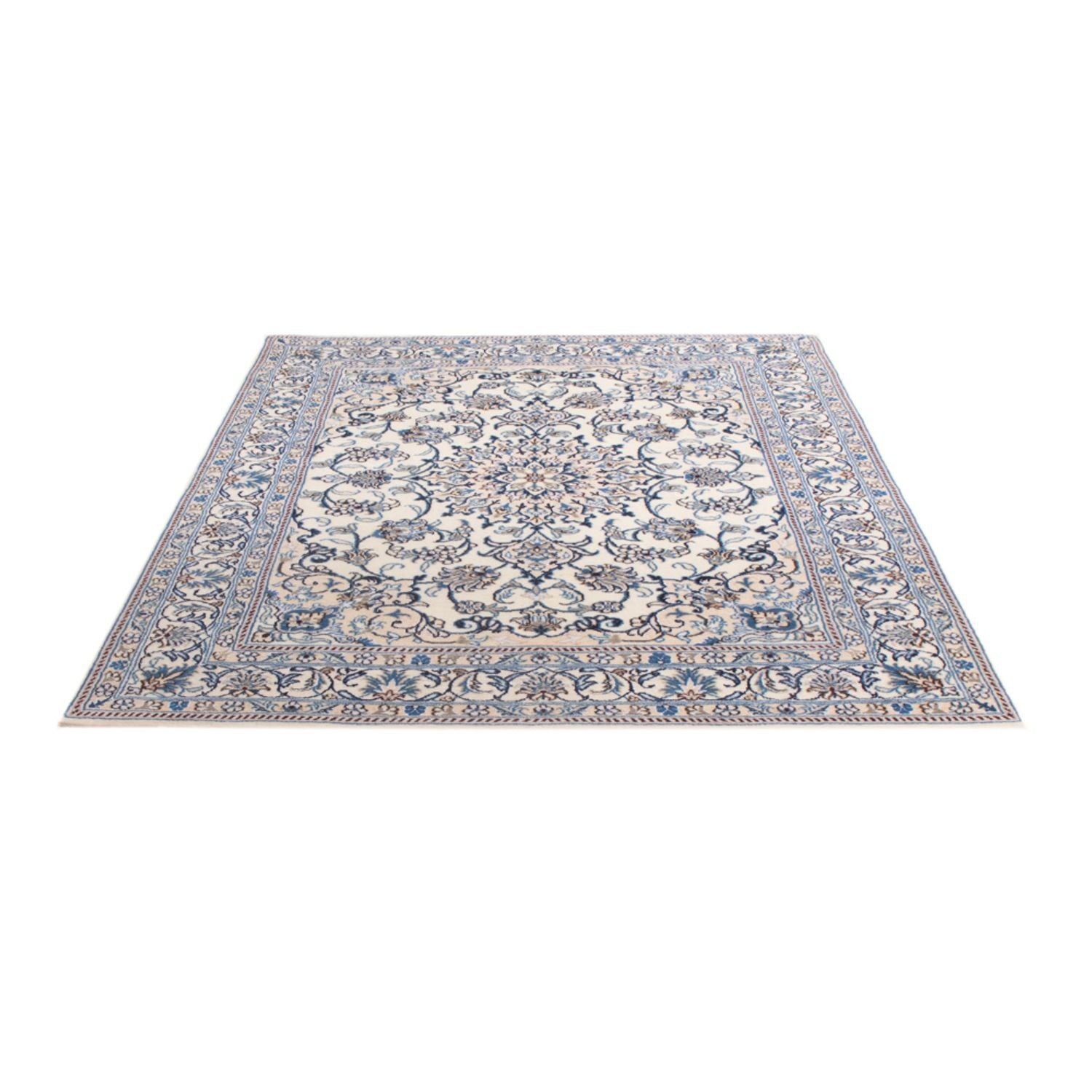 Persisk tæppe - Nain - Royal - 201 x 148 cm - creme