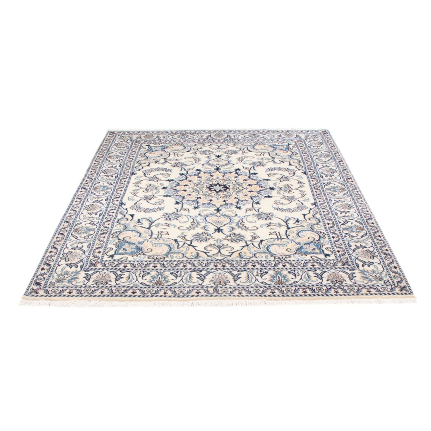 Persisk tæppe - Nain - Royal - 200 x 148 cm - creme
