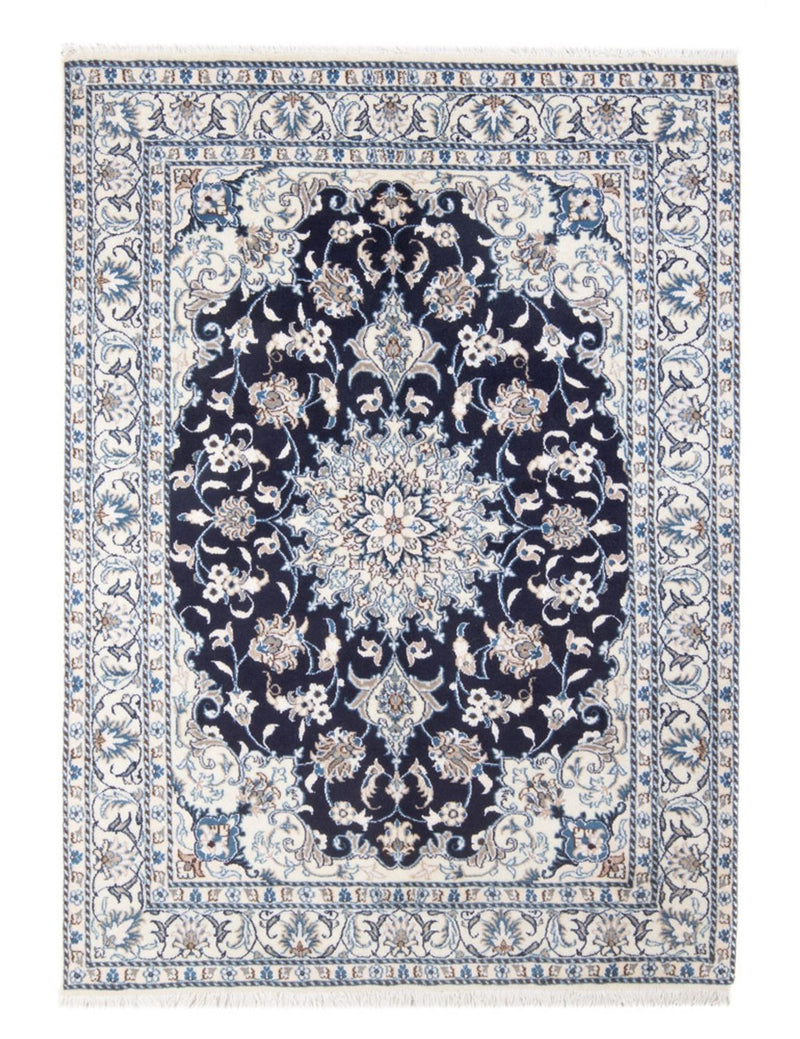 Persisk tæppe - Nain - Royal - 202 x 146 cm - mørkeblå
