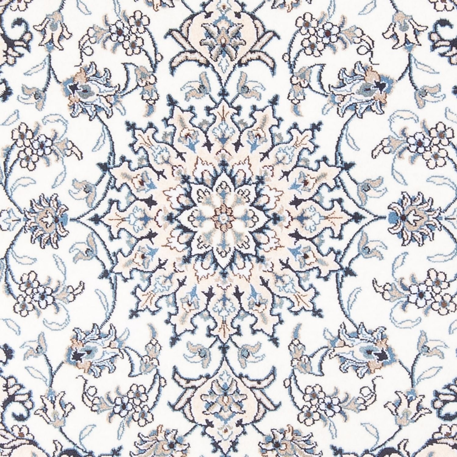 Persisk tæppe - Nain - Royal - 190 x 148 cm - creme