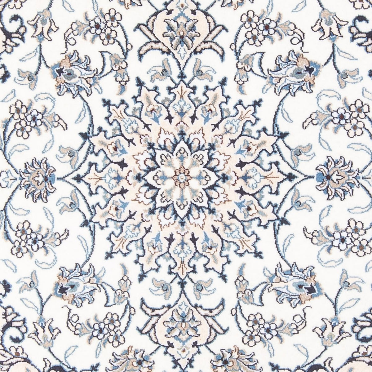 Persisk tæppe - Nain - Royal - 190 x 148 cm - creme