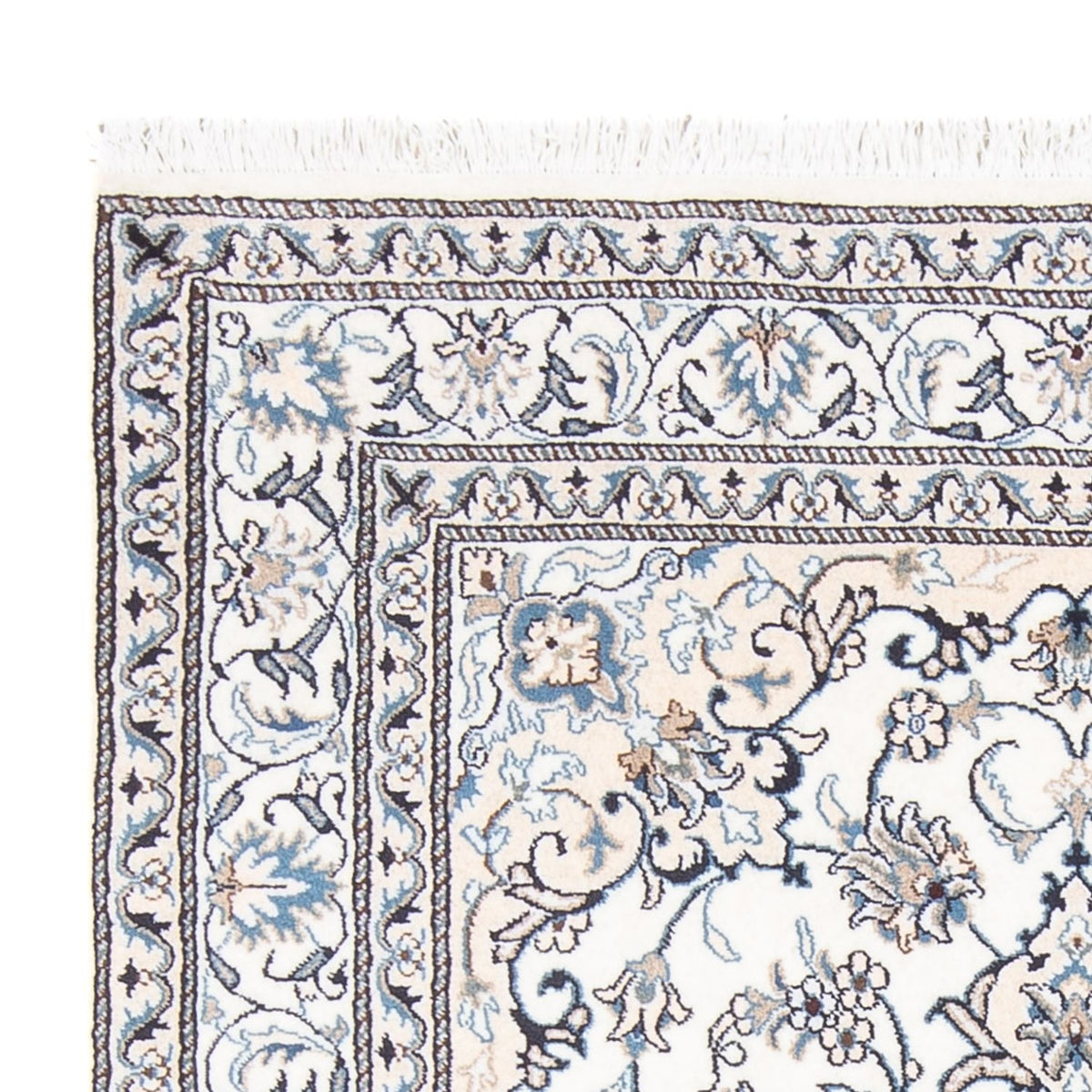 Persisk tæppe - Nain - Royal - 190 x 148 cm - creme