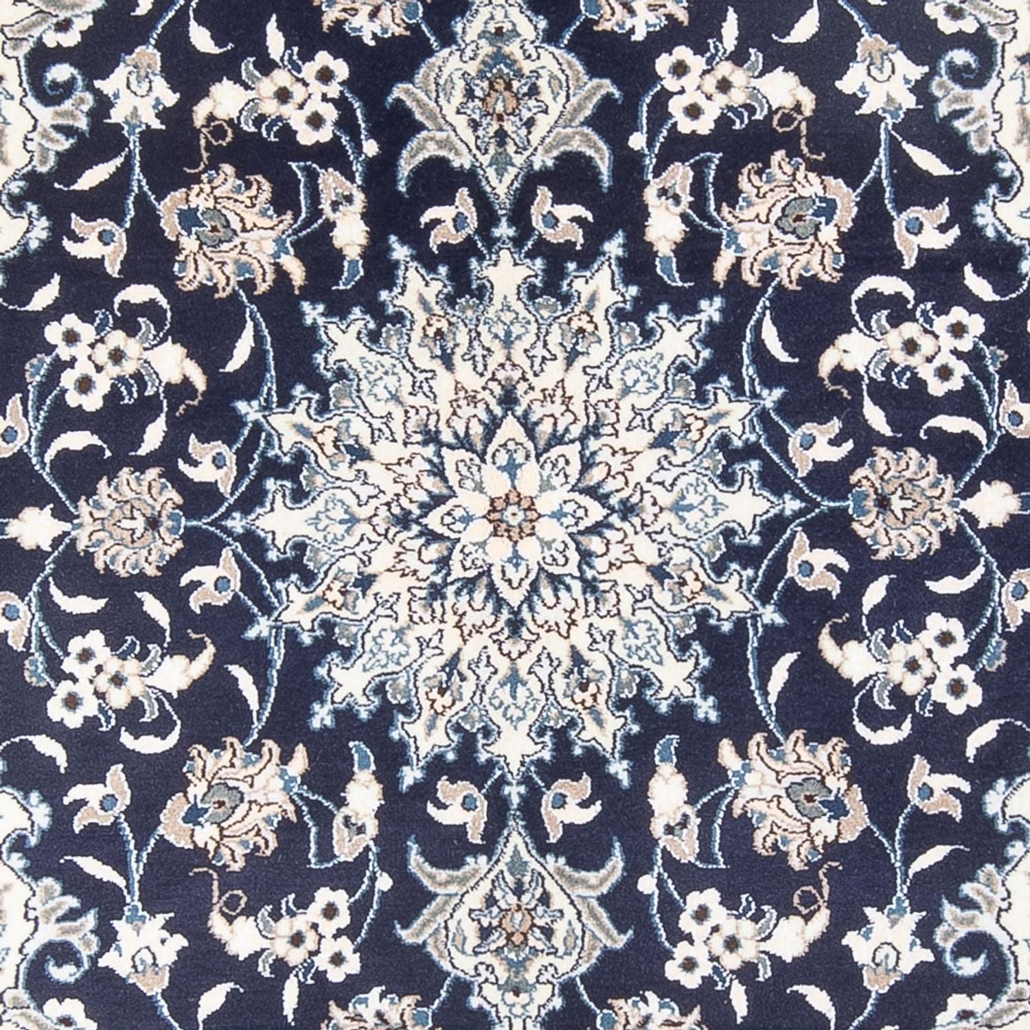 Persisk tæppe - Nain - Royal - 203 x 147 cm - mørkeblå