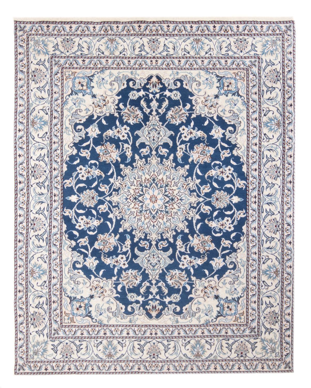Persisk tæppe - Nain - Royal - 200 x 150 cm - blå