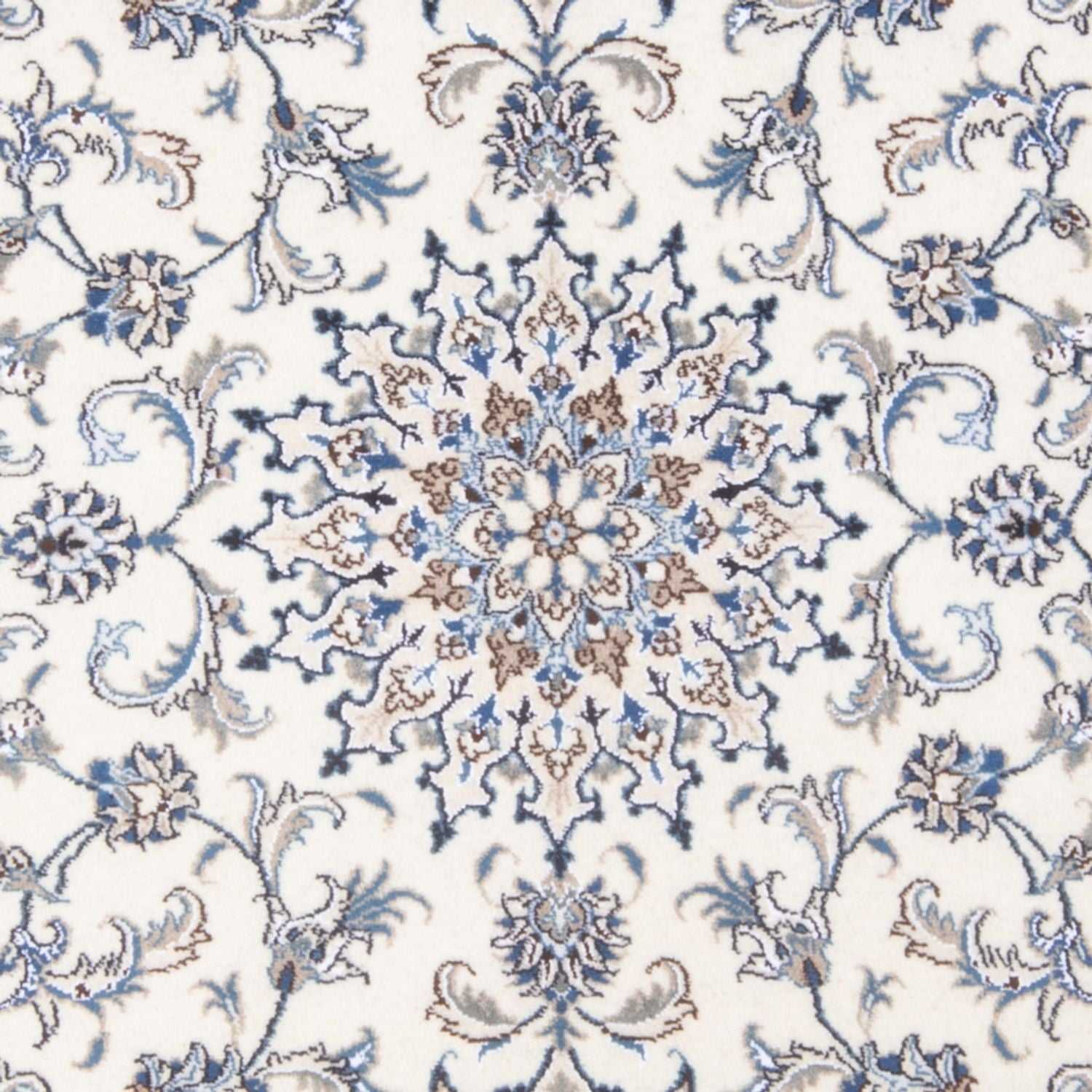 Persisk tæppe - Nain - Royal - 205 x 145 cm - creme
