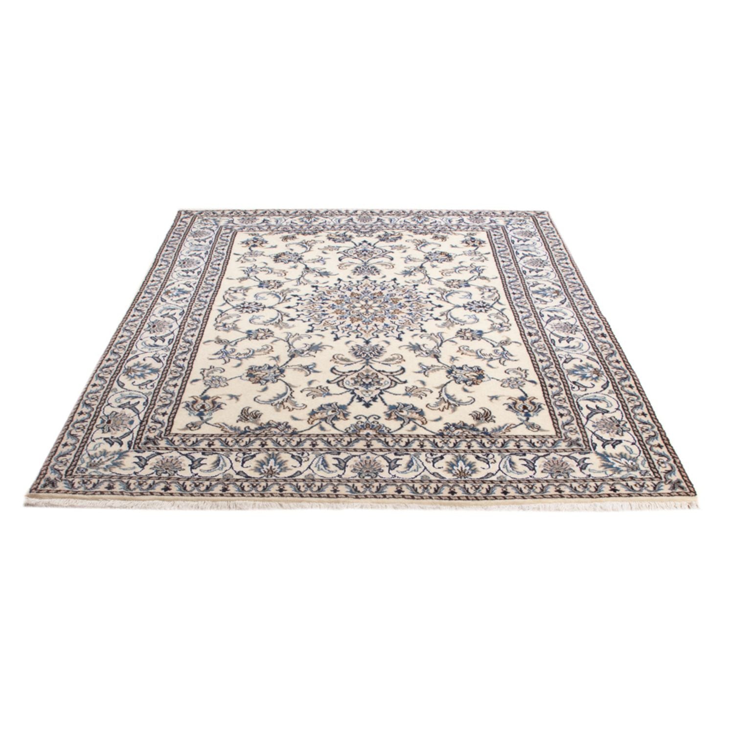 Persisk tæppe - Nain - Royal - 205 x 145 cm - creme