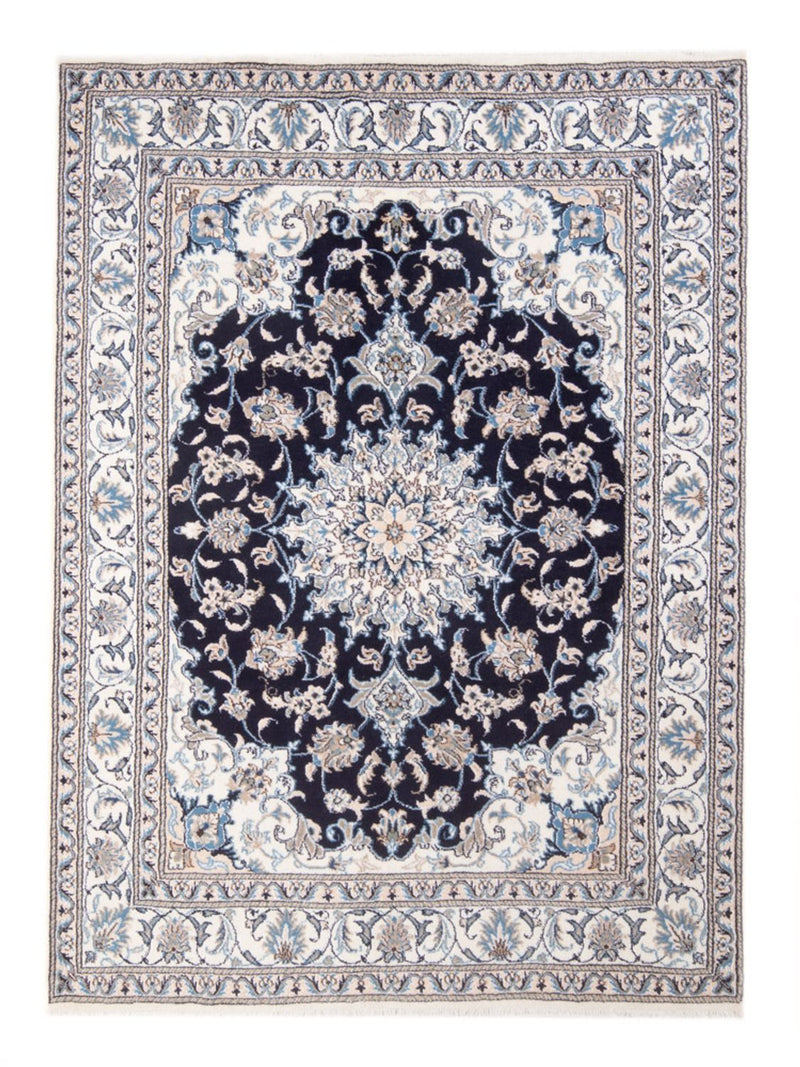 Persisk tæppe - Nain - Royal - 205 x 150 cm - mørkeblå
