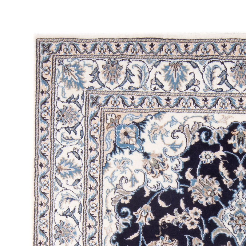 Persisk tæppe - Nain - Royal - 205 x 150 cm - mørkeblå
