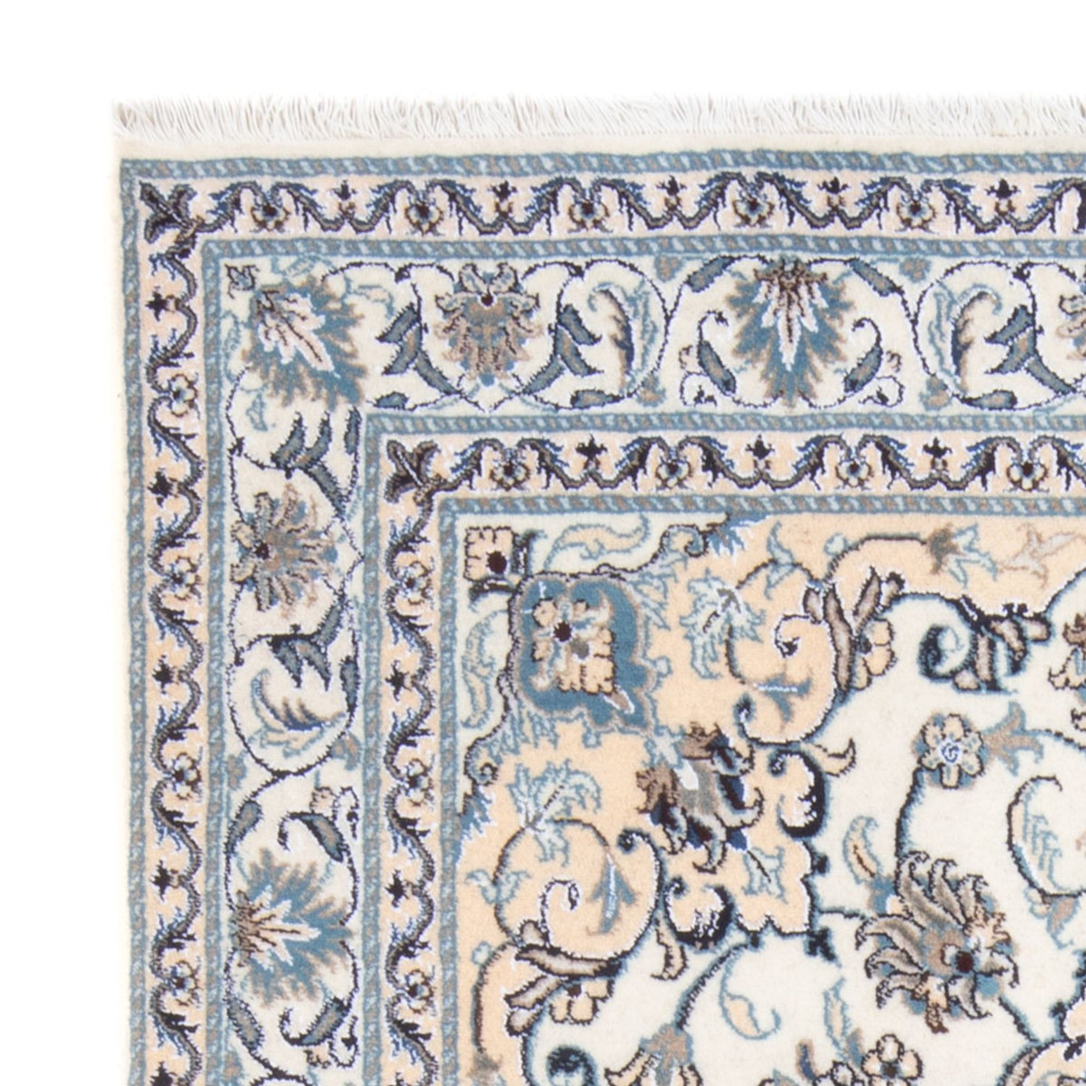 Persisk tæppe - Nain - Royal - 198 x 152 cm - creme