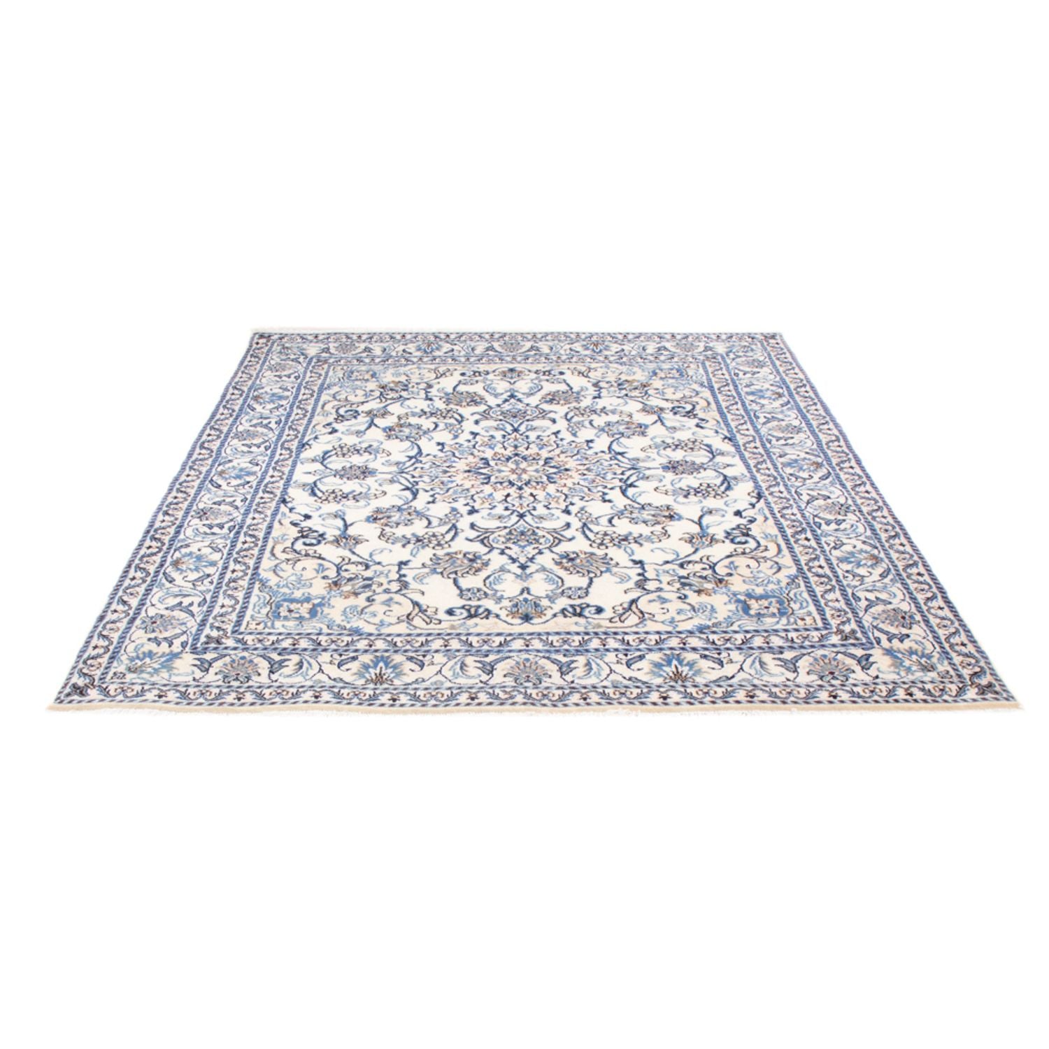 Persisk tæppe - Nain - Royal - 198 x 152 cm - creme