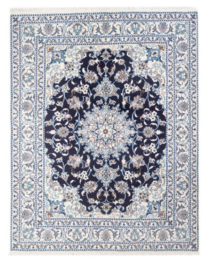 Persisk tæppe - Nain - Royal - 198 x 147 cm - mørkeblå