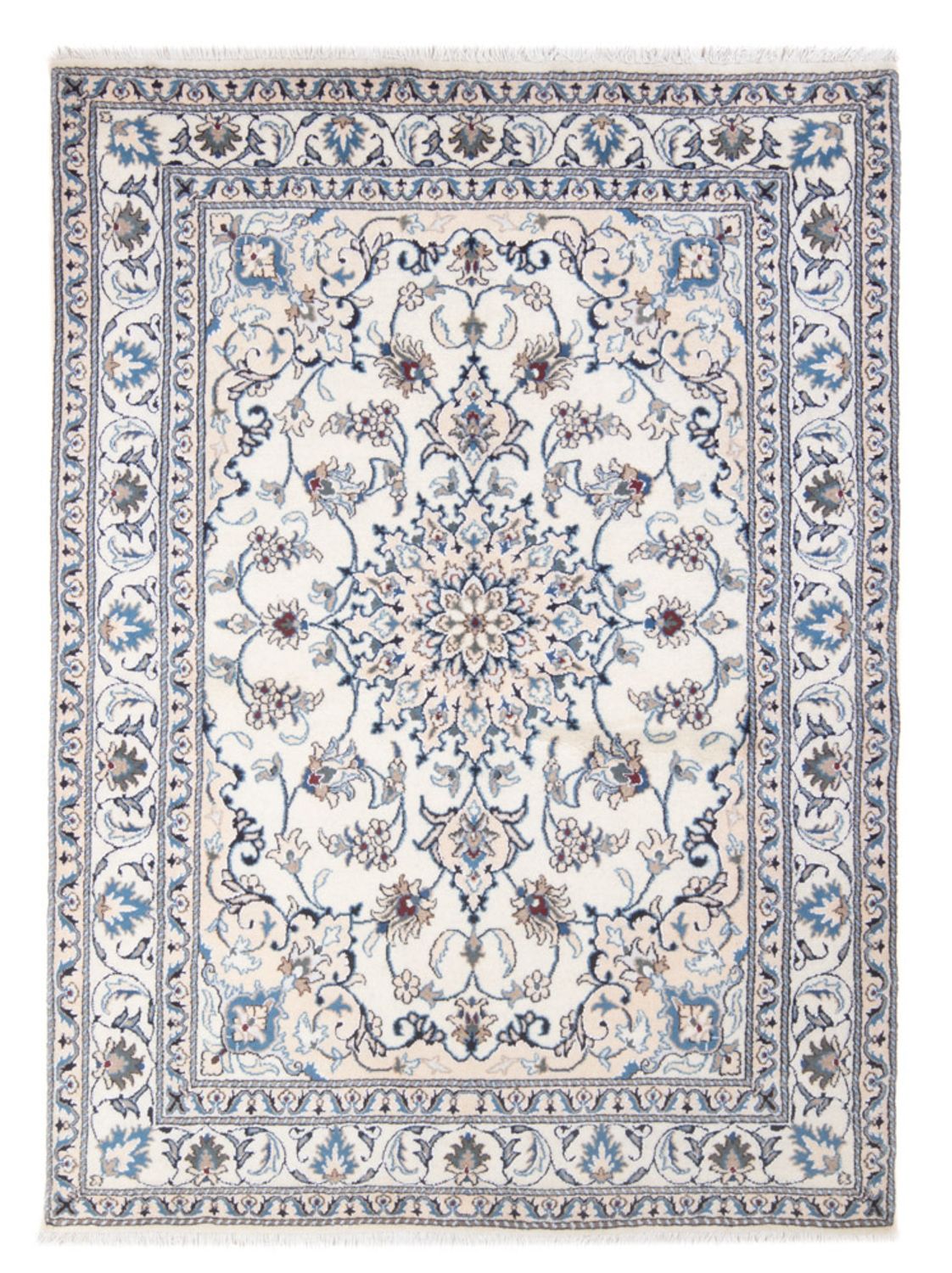 Persisk tæppe - Nain - Royal - 195 x 152 cm - creme